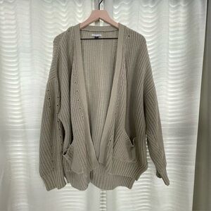 American Eagle Sage Green Cardigan Size L
